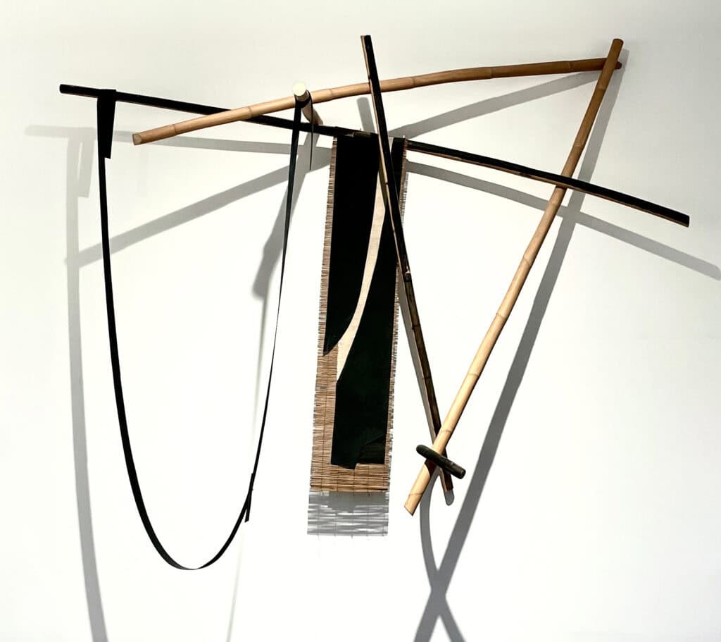 Abstract sculpture artwork by Bruce Edelstein displayed at Time & Space Limited.