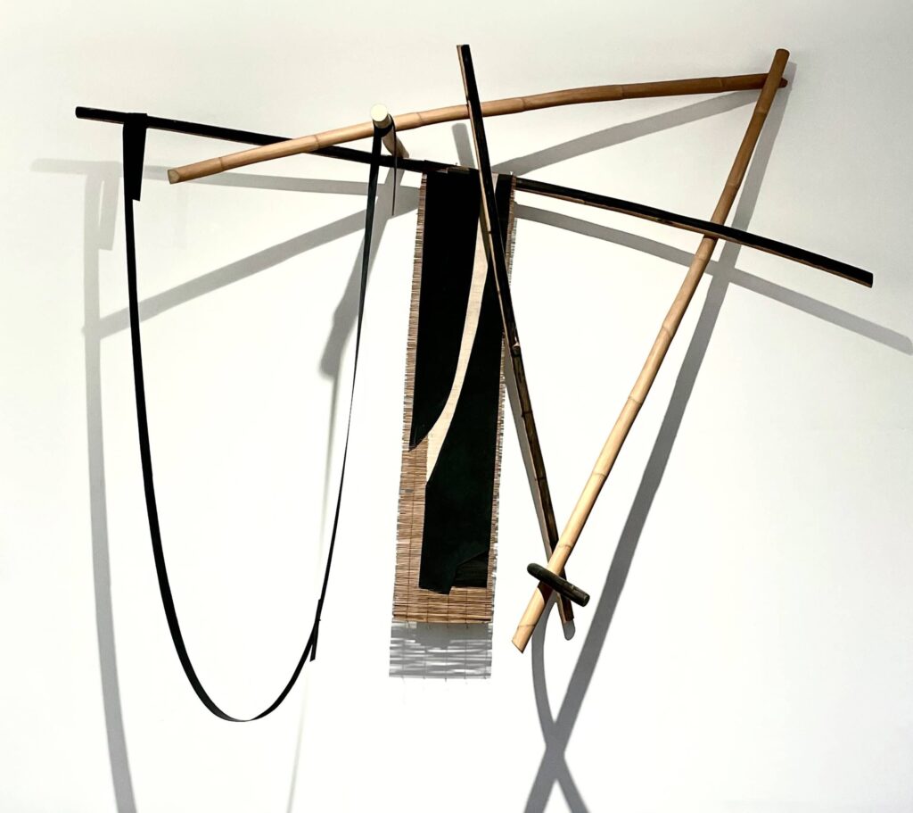 Abstract sculpture artwork by Bruce Edelstein displayed at Time & Space Limited.